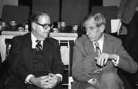 John Kenneth Galbraith arrived in Israel.