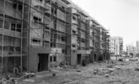 Building the quarters at Bat Yam for the huge immigration to israel.
