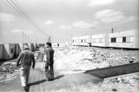 יושבי ראש ועידת הנשיאים, אלכסנדר שינדלר והרב הרפורמי טד מאן, היו אורחיו של שר הפיתוח, אריאל שרון.