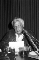 Ariel Sharon explaining the developing projects of the new settlements in the West Bank.
