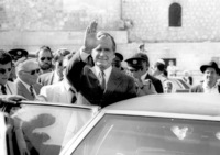 Deputy President of USA Geoge Bush arrived to Israel for a few days visit.