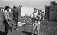 Settlers entered the new housing facilities at Alonei Habashan.