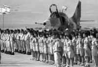 At Nevatim IAF airbase opening ceremony.