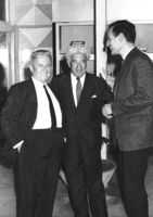 Visit of former German Kanzler Adenhauer in Israel.