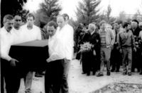 Funeral of the late Israel Galili.