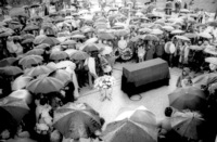 Funeral of the late Israel Galili.