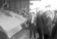 German Defence Minister Manfred Werner visited the Merkava Tank enterprises.