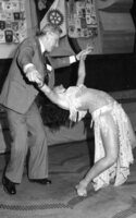 Israel, Rotery Party on the Hannuka holydays witha belly dancer.