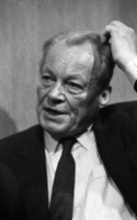 Former German Chancellor, Willy Brandt arrived to Israel for a short visit at Ben Gurion airport.