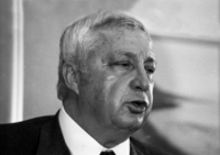 Ariel Sharon returned from the US after he won the case against the TIME magazine.