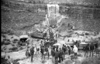 צה"ל עורך הכנות לפוצץ בונקר שהיה בשימוש כנופיות מחבלים בנהר הזהרני.