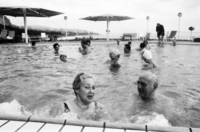 The resort pace in the northern city of Tiberias the Ganei Hamat hotel.