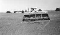 Following the dry wheather the farmers started to ploughing their fields.