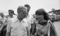 ישראל קיסר, מזכ"ל ההסתדרות, מבקר בחברת שק"ם.