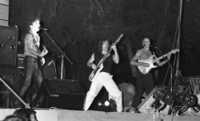 The Tislam Band perform in the Youth Town at Hayarkon Park in Tel Aviv.
