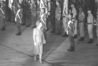 British Prime Minister Margaret Tatcher arrived in Israel for officail talks.
