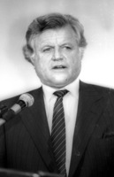US Senator Edward Kenedy, arrived in Israel for talks with Israeli dignitaries.
