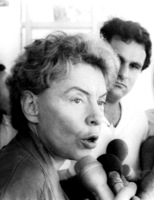 Former US Ambassador to the United Nations Jeane Kirkpatrick came to israel for talks with the Israeli leaders.
