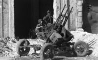A PLO terrorist fighters in west Beirut.
