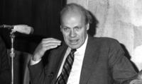 Svenn Stray, Norway's Foreign Minister visiting Israel in an interview.