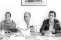 A Press Conference with singer Margalit Tzanani.