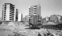 A destroyed PLO Radar car in the el-Bide suburb in Beirut.