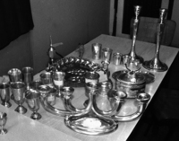 Stolen silver items were dicovered at Azar Village near Tel Aviv at a melting workshop.