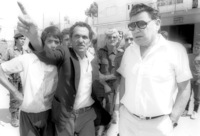 Head of the Occupied Teritries Shmuel Goren visited the Dehaishe Refugee Camp a week after the Jewish settlers attack.