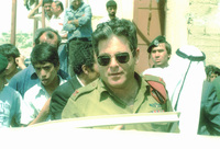 Head of the Occupied Territories Shmuel Goren visited the Dehaishe Refugee Camp a week after the Jewish settlers attack.