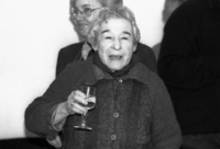 Celebrating Birthday of Actress Dvora Bertonov.