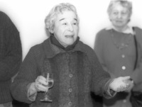 Celebrating Birthday of Actress Dvora Bertonov.