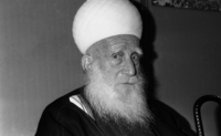 Religious leader of the Druze community in Israel Sheikh Amin Tarif, met with Defence Minister Moshe Arens.