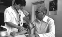 The Magen David Adom organized a blood donation.