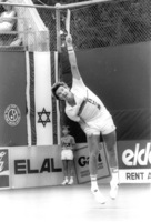 Famous American tennis player Jimmy Connors participating the Israeli Tennis competition at Ramat Hasharon tennis Centre.