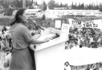 A meeting between Arabs and Jews of the Peace Now movement took place on Saturday at the Arab town of Tul Karem.