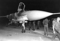מיג 23 סורי נחת בישראל.