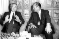 Prime Minister of France Jack Shirac arrived to Israel for talks.