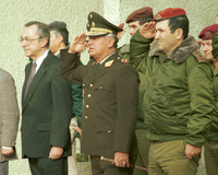Defence Minister of Peru ???????????????visiting Israel met with Defence Minister Moshe Arens and Chief of Staff General Ehud Barak.