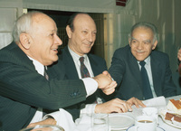 The Herut movement celebrated the 25th anniverssary of the "Eretz Israel" newspaper at beit Asia, Tel Aviv.