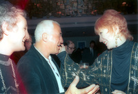 The Hilton Hotel held a coctail Party in honour of the famous French Actress Shirley MacLaine.