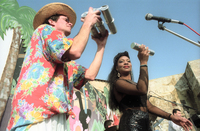 Carnaval festival with Brasilian dancers and singers at the Jaffa Port took place on Friday.