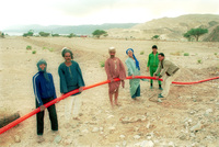 Folowing the returning of Taba strip to Egypt, Egyptian workes arrived and started working immediately trying to continue the tourist atractions developed by Israel in the area.