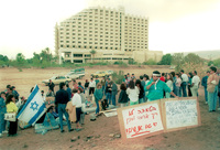 Folowing the returning of Taba strip to Egypt, Egyptian workes arrived and started working immediately trying to continue the tourist atractions developed by Israel in the area.