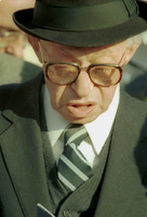Former Prime Minister Menachem Begin, has hardly been seen in public over the past seven years, Begin, now 76 years old, lives the life of a virtual recluse in his Jerusalem home, He is never interviewed by the media or photographed except at what has become an annual pilgrimage to the grave of his wife, Aliza, on the anniversary of her death, which occur seven years ago today.