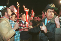 HEBRON MURDERS SPARK DEMONSTRATIONS.