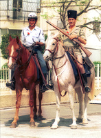 An unique convention took place at the Police home in Tel Aviv when former pre-state policemen gathered wearing the ancient uniforms and holding the British rifles.
