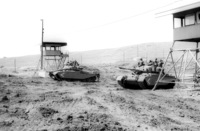 IDF armour unit on the Golan Hights.