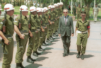 MOSHE ARENS RETURNS TO THE DEFENCE MINISTRY.