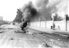 The riots of Intifada at Abu Tor, East Jerusalem.