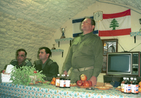 The South Lebanese Legion which is supported by Israel invited world wide media to show their military ability and explain their problems.